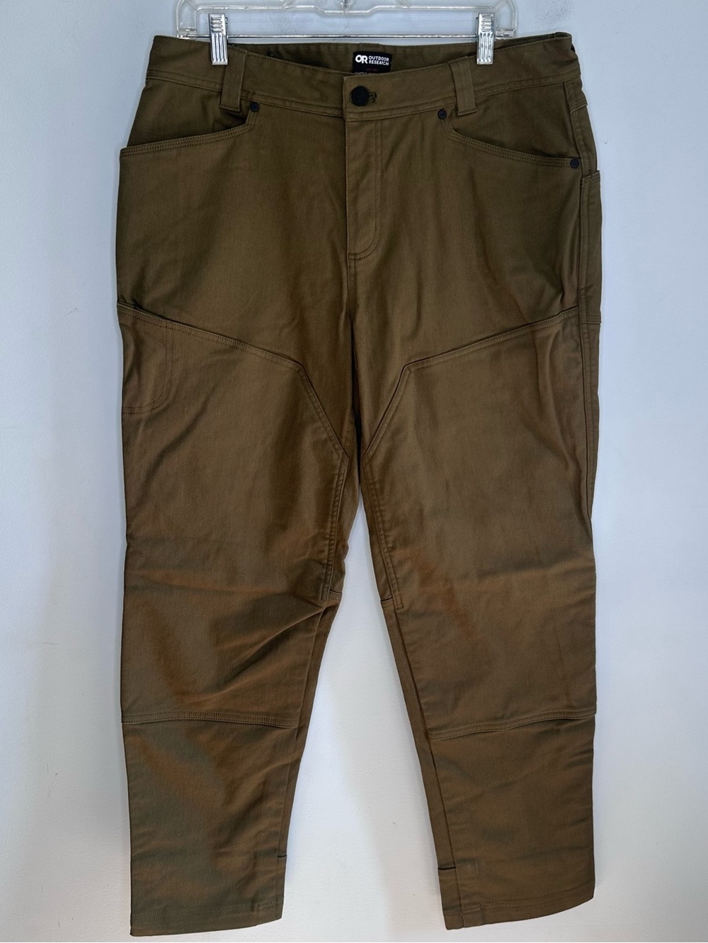 Outdoor Research Men’s Zip Up Button Fly Flannel Lined Work Pants